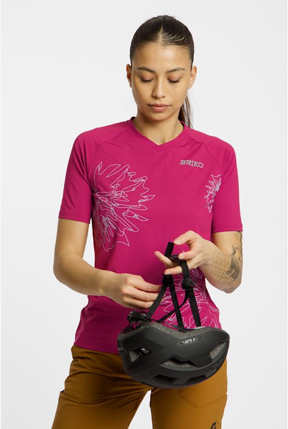 Briko Flower Damen T-Shirt Rot 39557 1