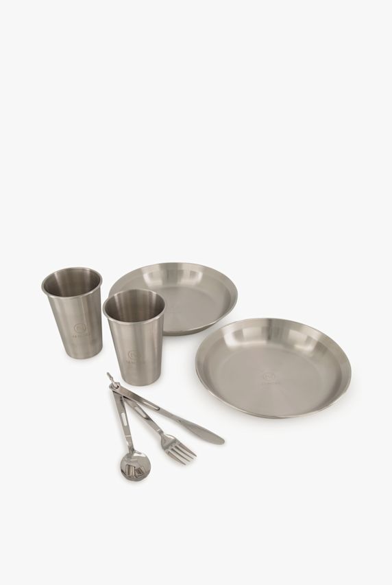 46 NORD Dinnerware Campinggeschirr Silber 39569 1