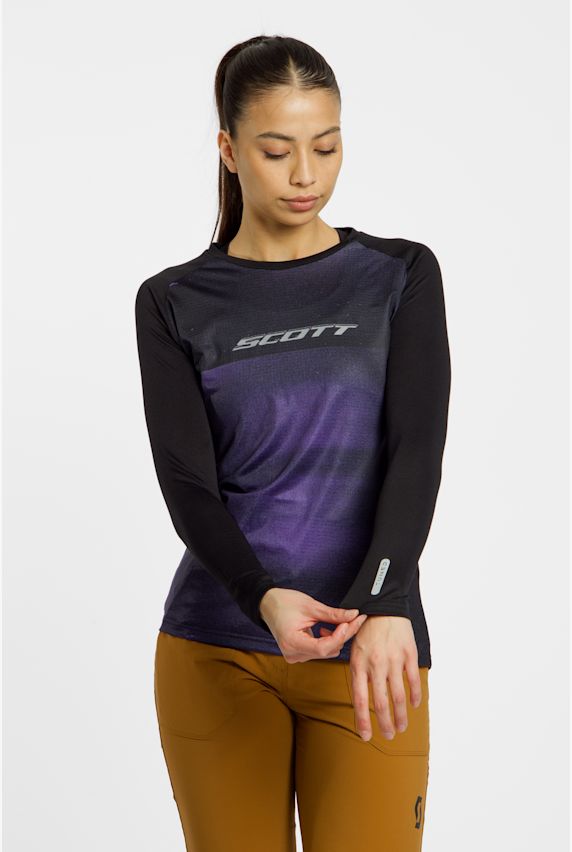 SCOTT Trail Tuned LS maillot de bike femmes Violet 39598 1