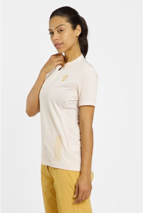 SCOTT Trail Vertic Zip Damen Biketrikot Beige 39638 1