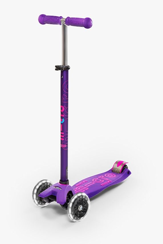 Micro Maxi Micro Deluxe LED monopattino bambini Viola 39715 1