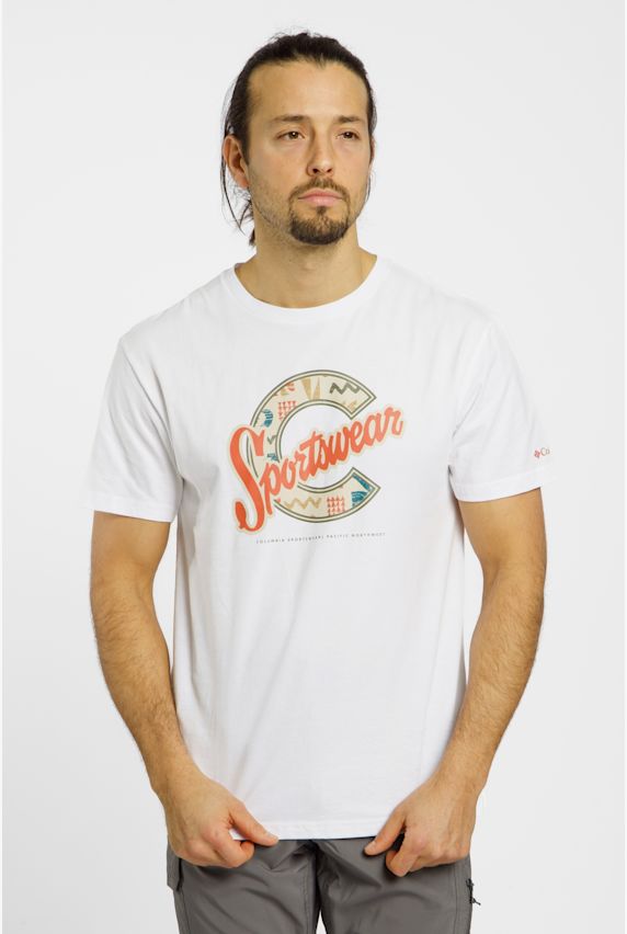 Columbia Rapid Ridge™ Graphic t-shirt hommes Blanc 39751 1