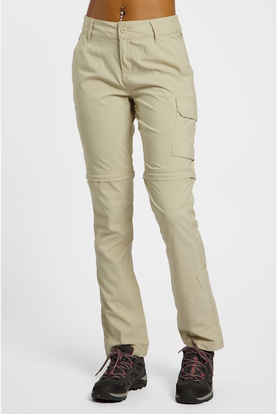 Columbia Silver Ridge Utility™ Convertible Zip-Off Damen Wanderhose Beige 39774 1
