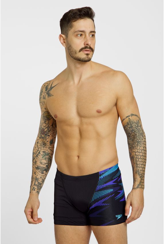 speedo Hyperboom V-Cut Herren Badehose Blau 39804 1