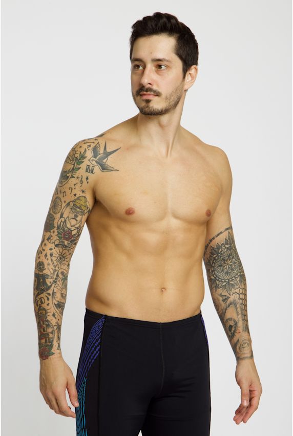 speedo Tech Panel Jammer Herren Badehose Blau 39803 1