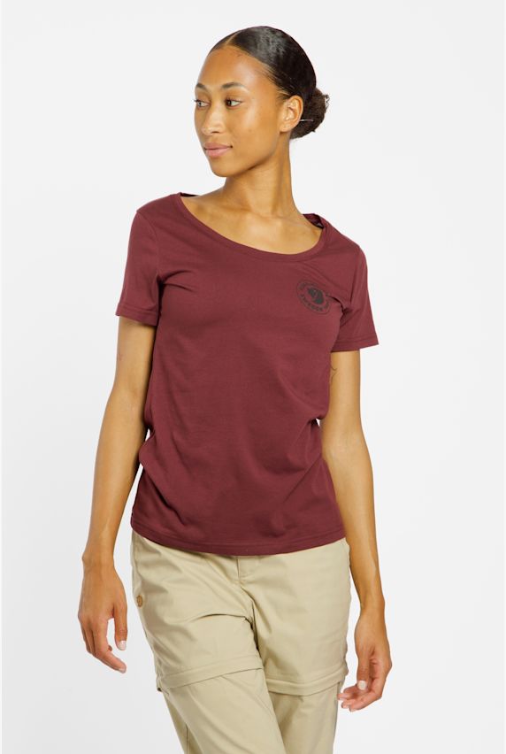 Fjällräven 1960 Logo Damen T-Shirt Rot 39824 1