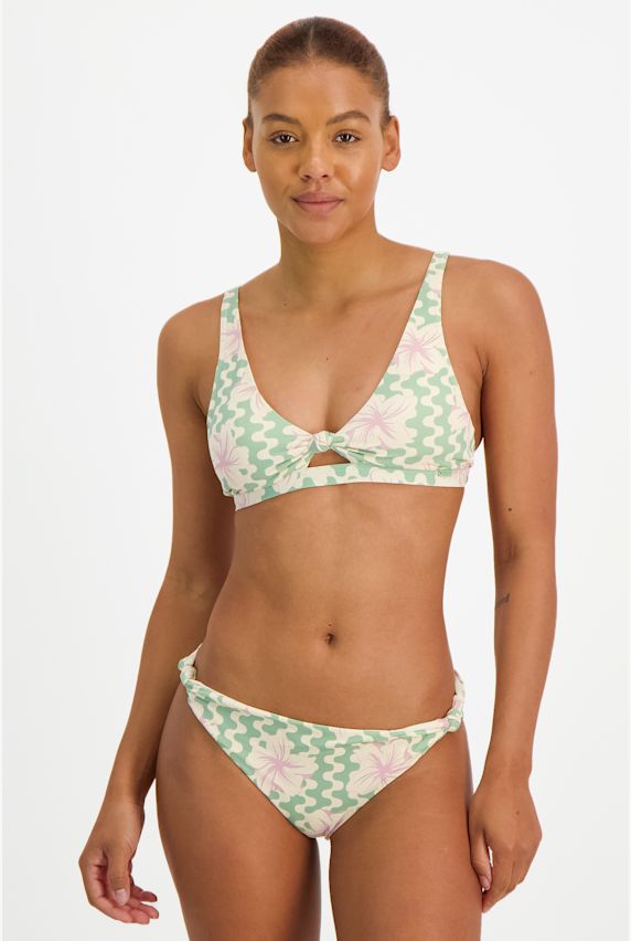 Roxy Hibiscus Daze Triangle A-C Cup bikini femmes Vert 39872 1
