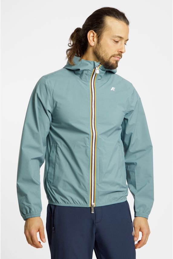K-Way Jack Stretch Dot giacca impermeabile uomo Verde 40042 1