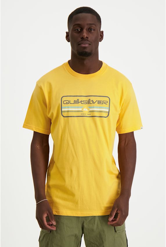 Quiksilver Strange Life t-shirt hommes Jaune 40177 1
