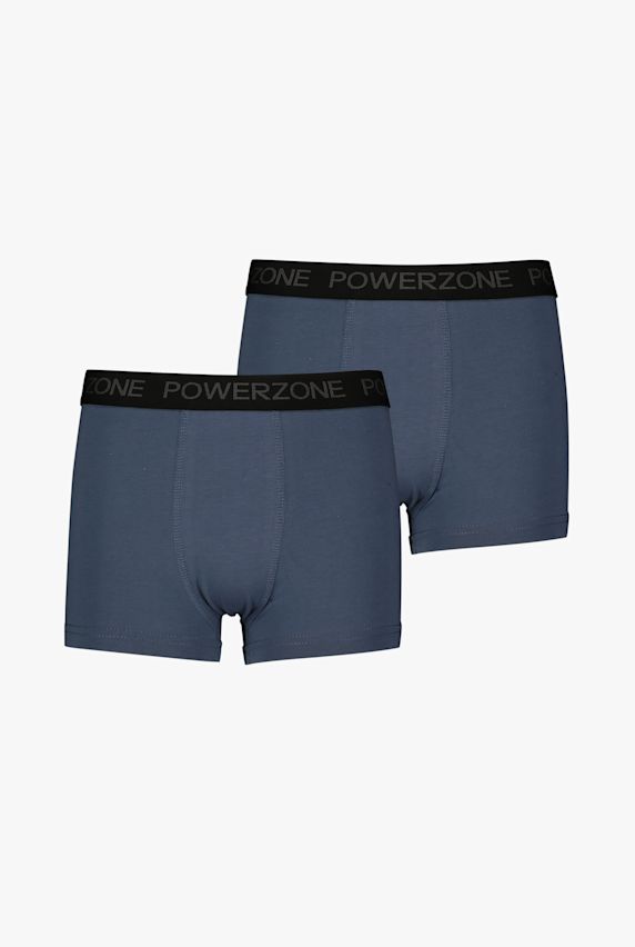 POWERZONE 2-Pack Jungen Boxershort Blau 40217 1