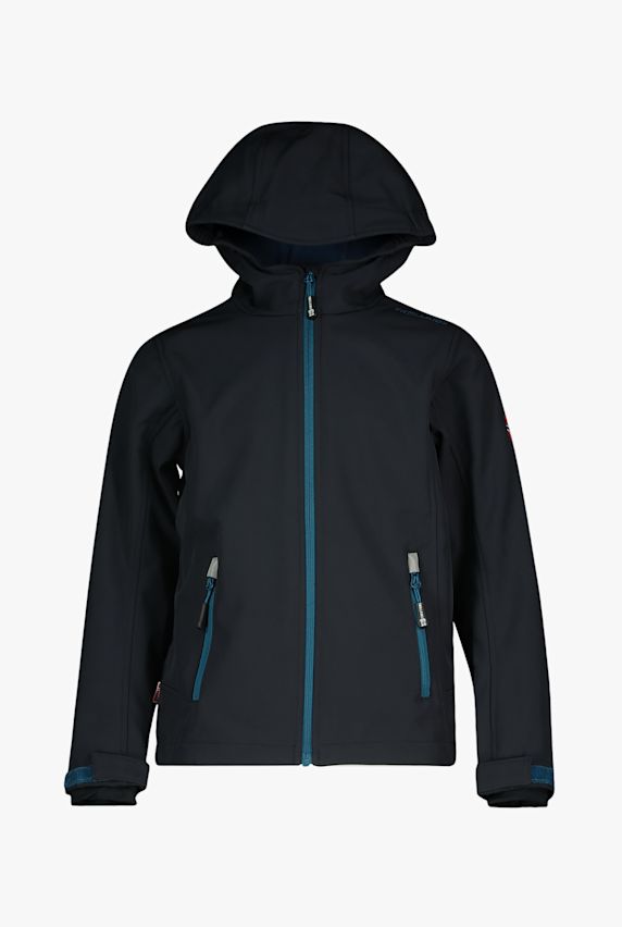 Trollkids Trollfjord Kinder Softshelljacke Schwarz 40205 1