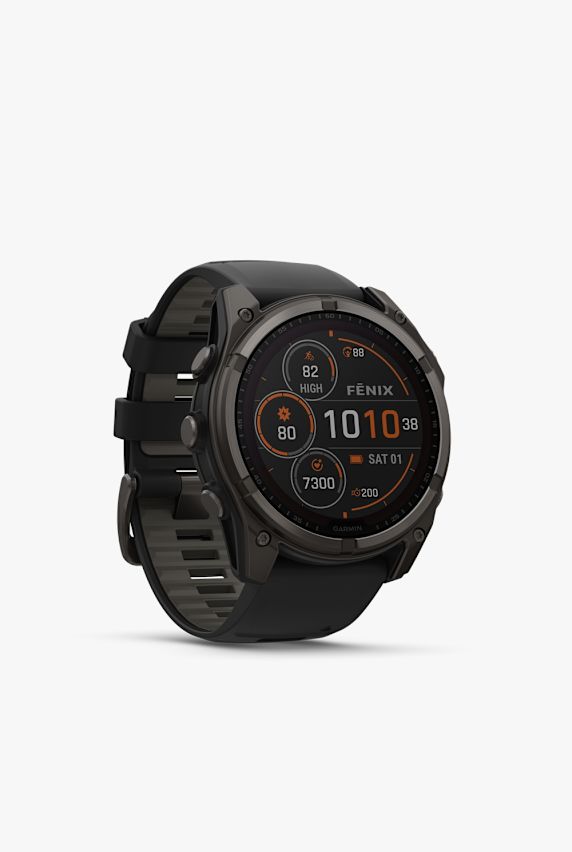 GARMIN fenix® 8 51 mm Solar Sapphire montre de sport Gris 40301 1