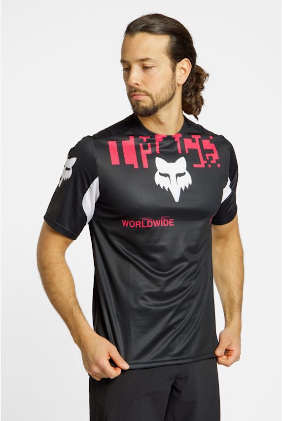 FOX Ranger Digi Image SS maglia da bike uomo Nero 40353 1