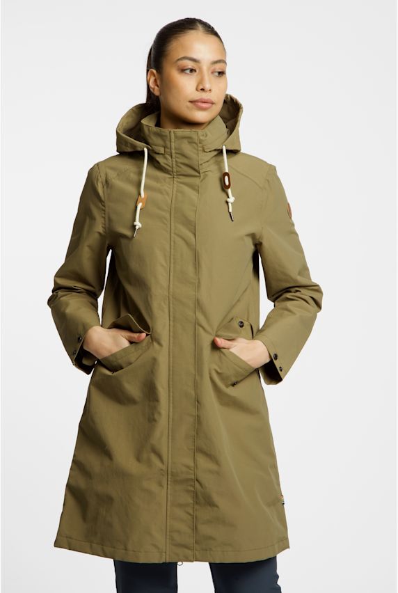 RUKKA Isla cappotto impermeabile donna Verde 42148 1