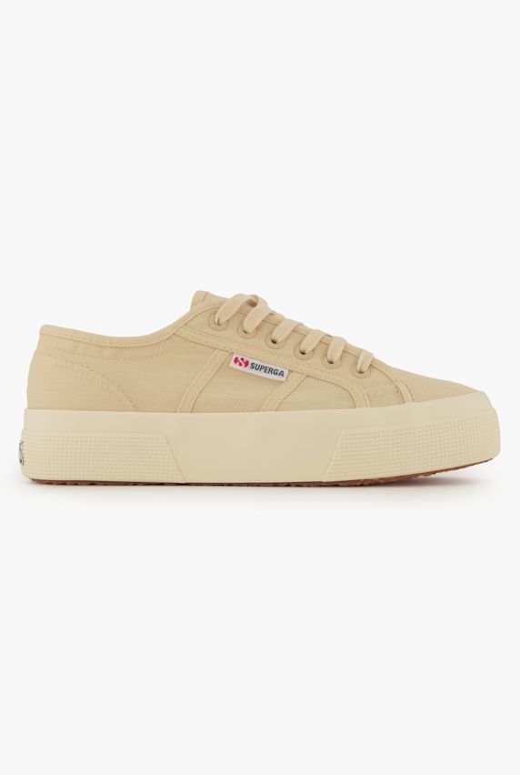 Superga 2740 Platform Linen sneaker donna Beige 40722 1