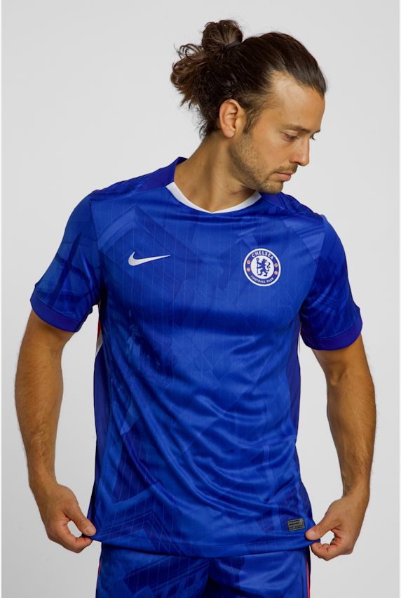 Nike FC Chelsea Home Replica maglia da calcio uomo 25/26 Blu 40807 1