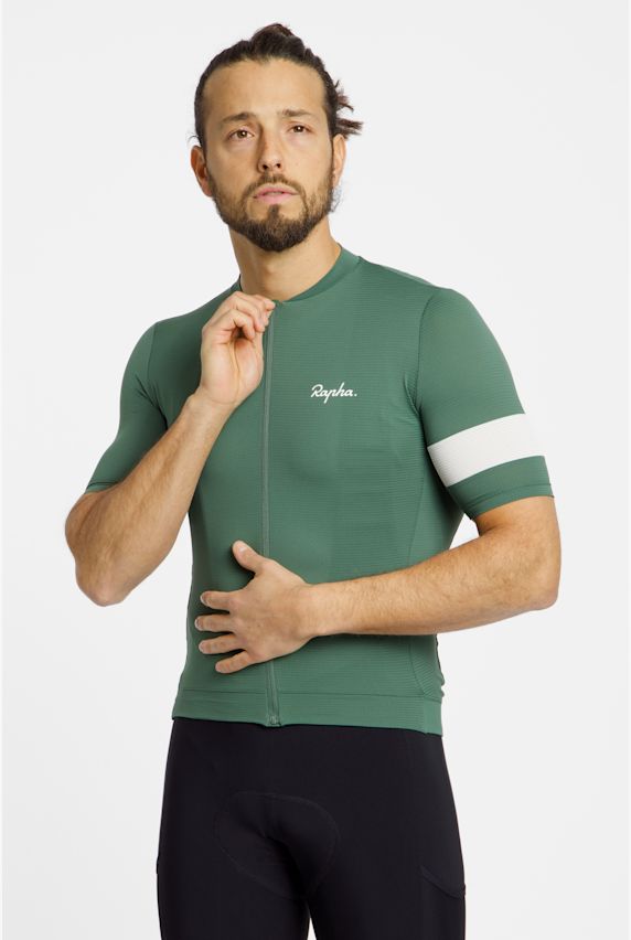 Rapha Core Lightweight maglia da bike uomo Verde 40861 1