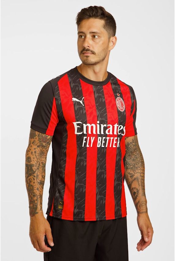 PUMA AC Milan Home Replica maglia da calcio uomo 25/26 Rosso 41154 1