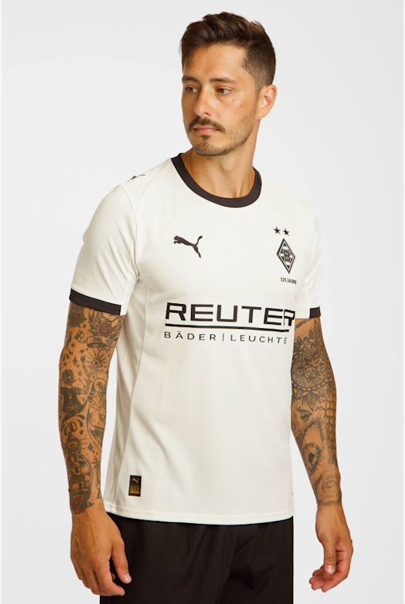 PUMA Borussia Mönchengladbach Home Replica maillot de football hommes 25/26 Blanc 41155 1