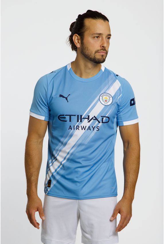 PUMA Manchester City Home Replica maillot de football hommes 25/26 Bleu 41157 1