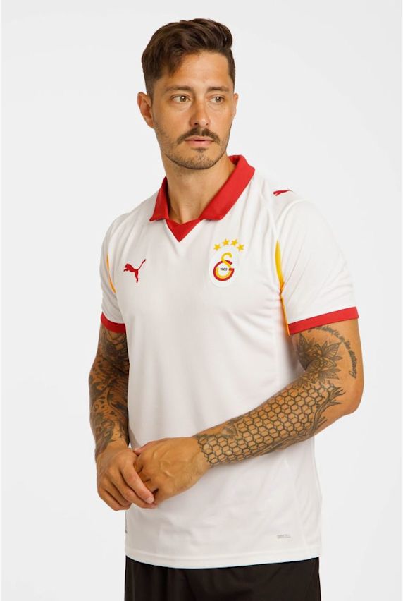 PUMA Galatasaray Away Replica maillot de football hommes 25/26 sans sponsor Blanc 41175 1