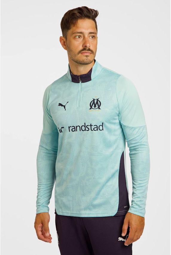 PUMA Olympique Marseille Training longsleeve uomo 25/26 Blu 41193 1
