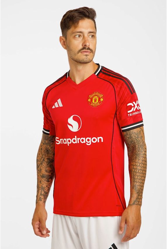 adidas Manchester United Home Replica Herren Fussballtrikot 25/26 Rot 41403 1