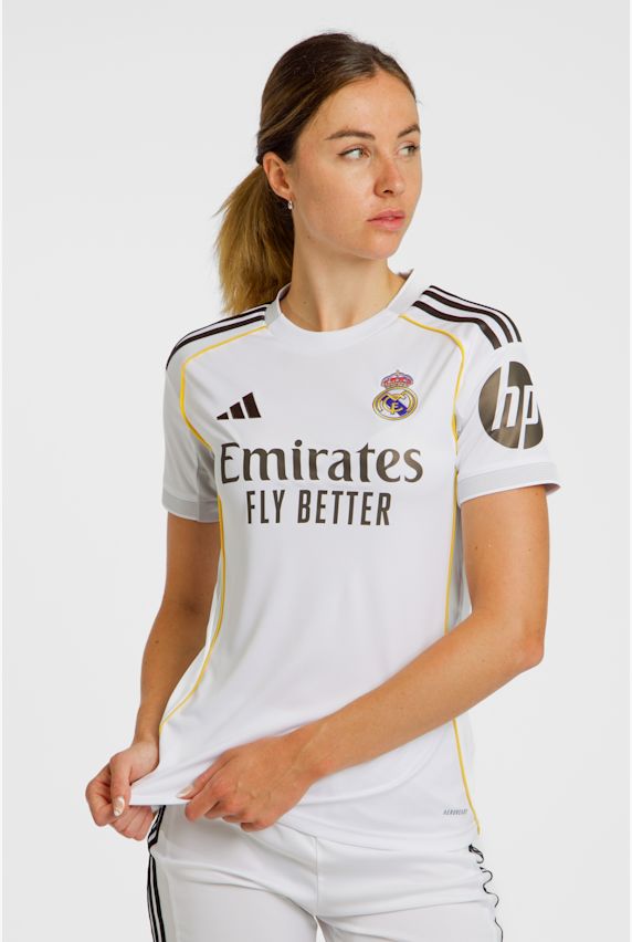 adidas Real Madrid Home Replica maglia da calcio donna 25/26 Bianco 41429 1