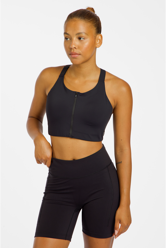 ON Endurance Zip soutien-gorge de sport femmes Noir 41590 1