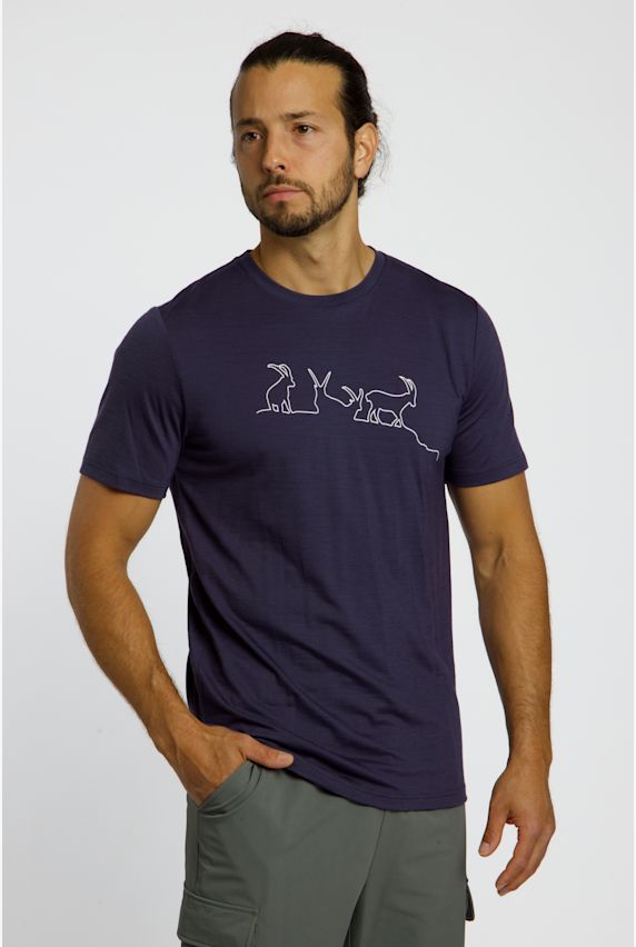46 NORD Merino Herren T-Shirt Blau 41911 1