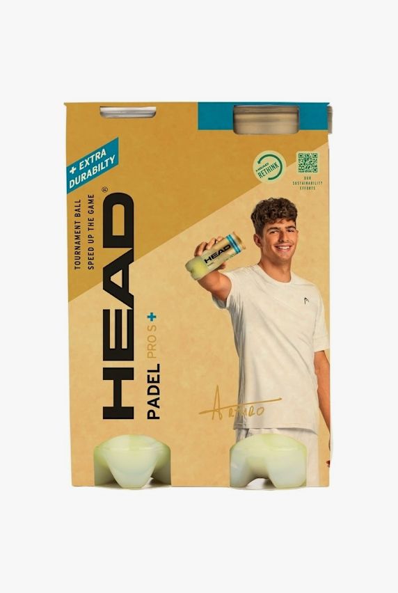 HEAD 2-Pack Padel Pro S+ ballon de padel Jaune 41929 1