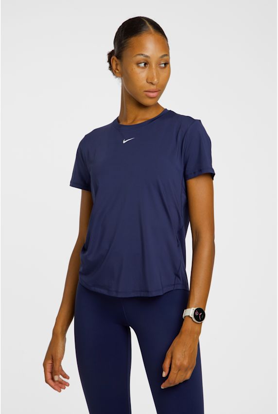 Nike One Classic Dri-FIT Damen T-Shirt Blau 41965 1