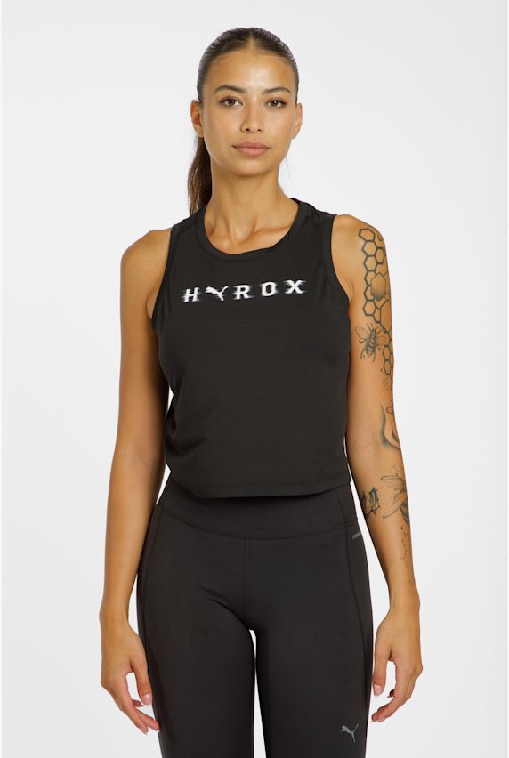 PUMA x HYROX Cloudspun Thermoadapt Damen Top Schwarz 42172 1