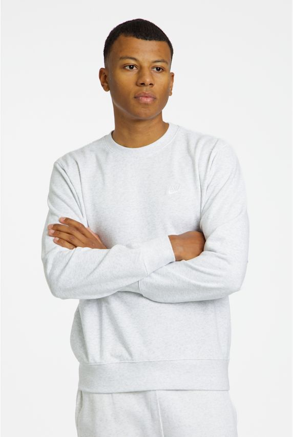 Nike Club Fleece longsleeve hommes Gris 55849 1