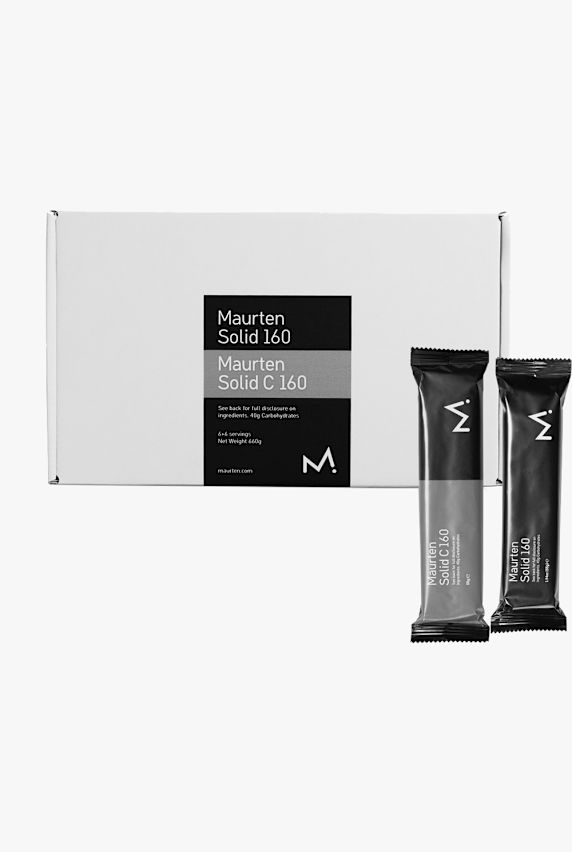 MAURTEN Solid 160 / Solid C 160 12 x 55 g Sportriegel Schwarz 42275 1