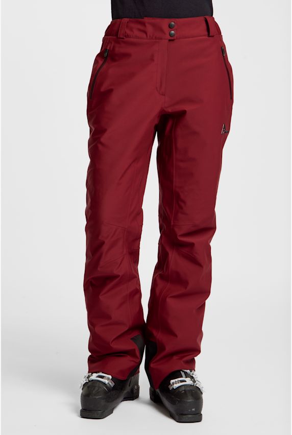 ALBRIGHT Maloja pantalon de ski femmes Rouge 42477 1