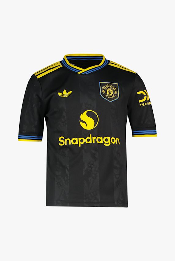 adidas Manchester United Away Replica maglia da calcio bambini 25/26 Nero 42655 1