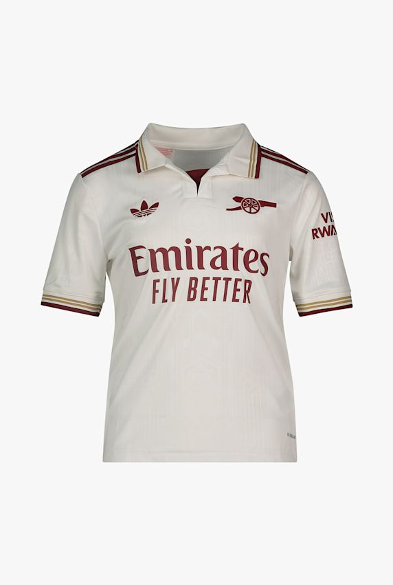 adidas FC Arsenal 3rd Replica Kinder Fussballtrikot 25/26 Weiss 42654 1