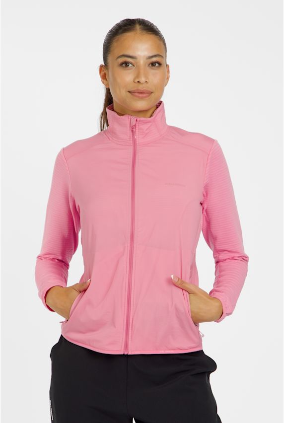 Salomon Essential Lightwarm Hybrid midlayer donna Rosa 42728 1