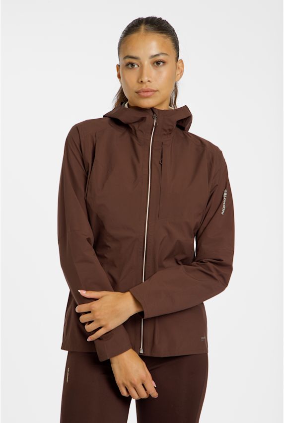 Salomon Bonatti Trail Damen Laufjacke Braun 42730 1