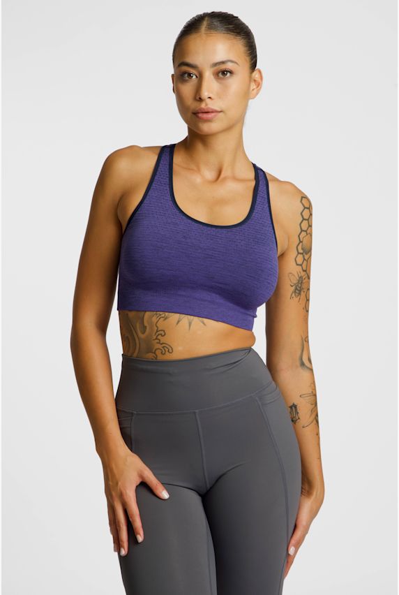 Odlo Seamless Medium soutien-gorge de sport femmes Bleu 42815 1