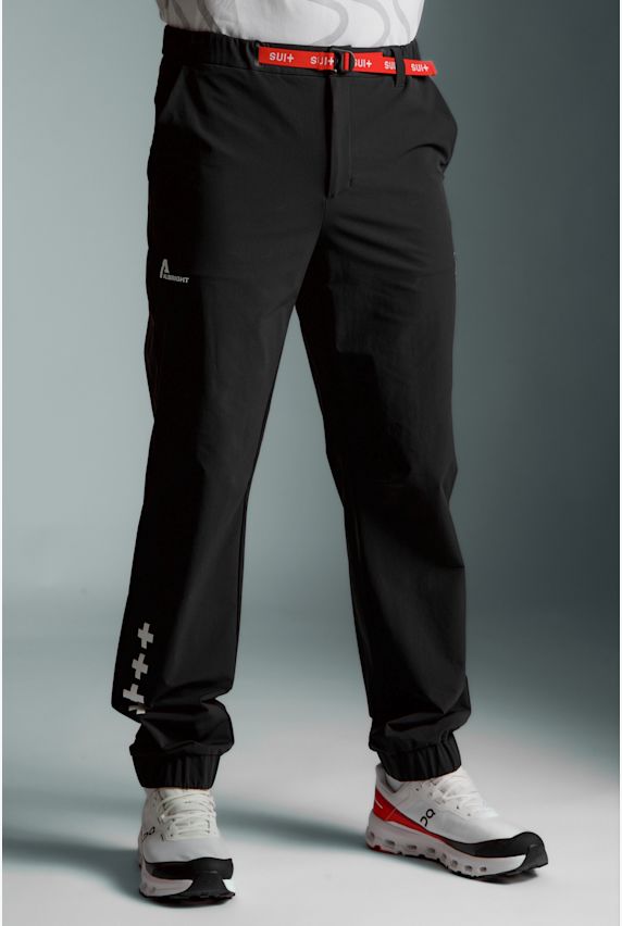 ALBRIGHT Swiss Olympic Herren Softshellhose Schwarz 42868 1