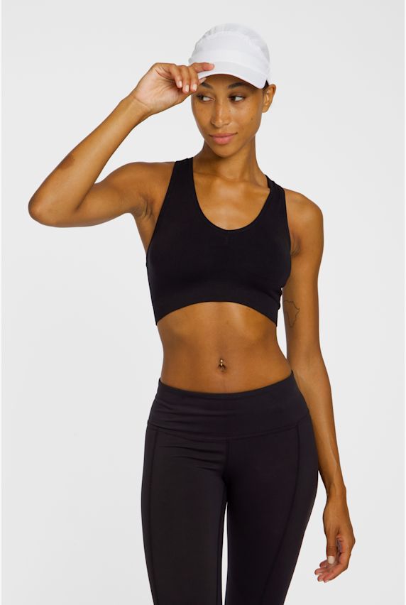 FILA Oildale Medium Damen Sport-BH Schwarz 42866 1