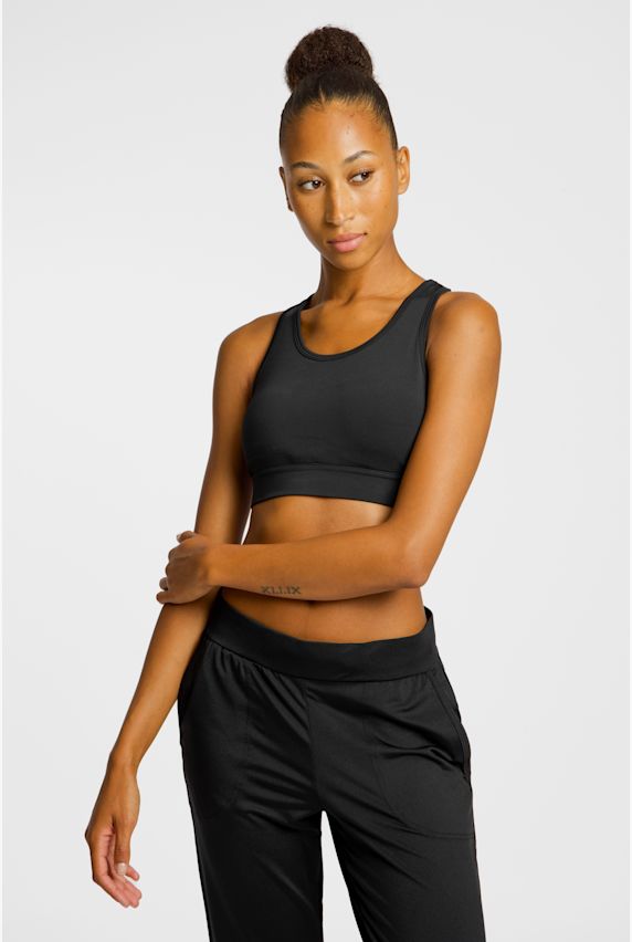 POWERZONE Medium Damen Sport-BH Schwarz 42982 1