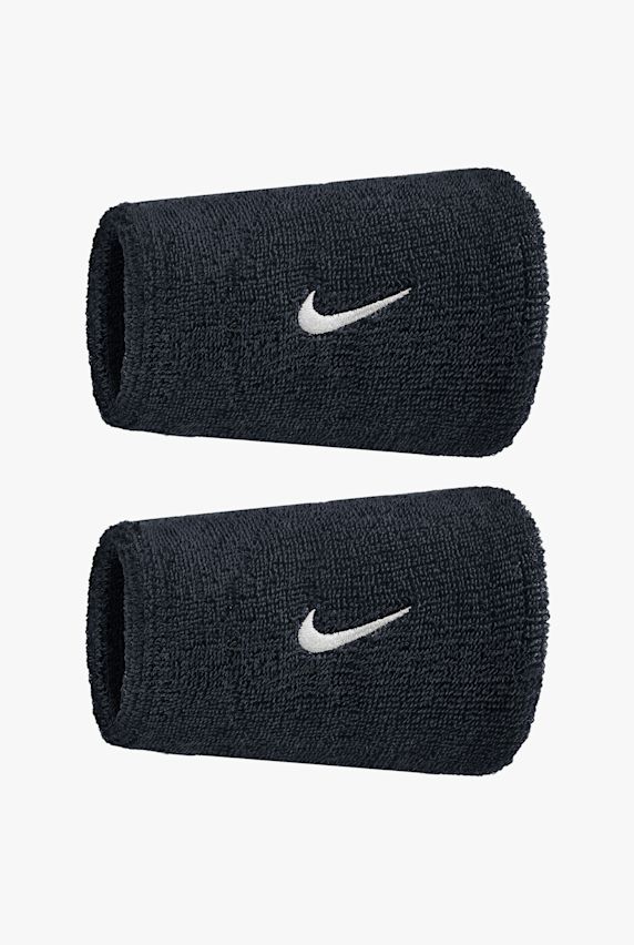 Nike 2-Pack Swoosh Classic Doublewide Schweissband Schwarz 43080 1