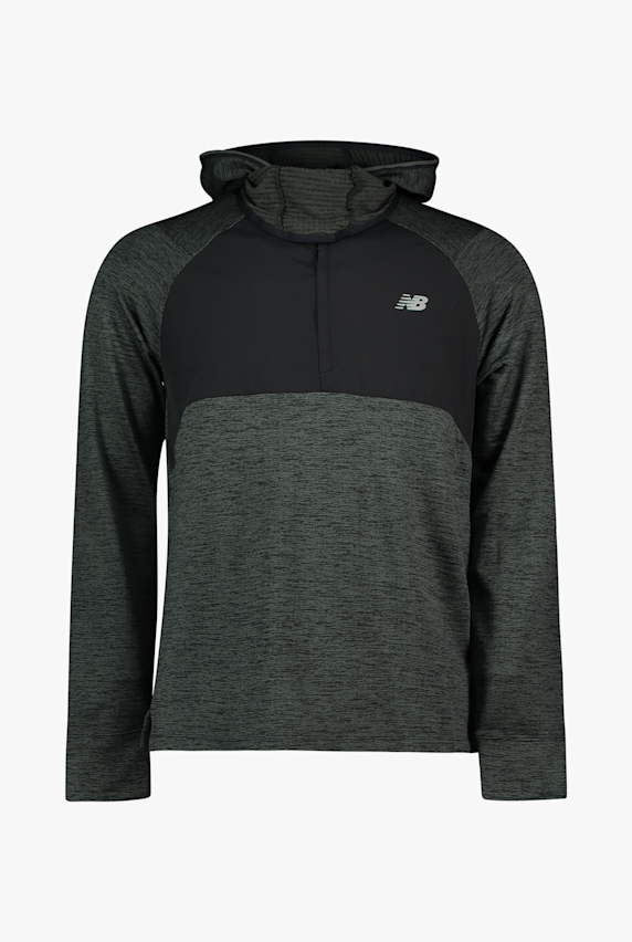 New Balance Heat Grid Balaclava hoodie hommes Noir 43097 1