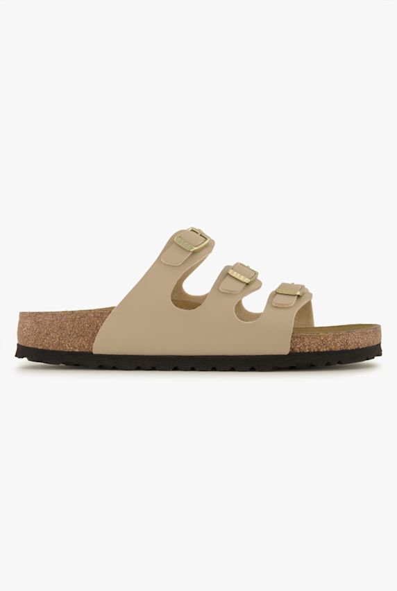 Birkenstock Florida Birko-Flor® Narrow Fit Damen Slipper Beige 43156 1