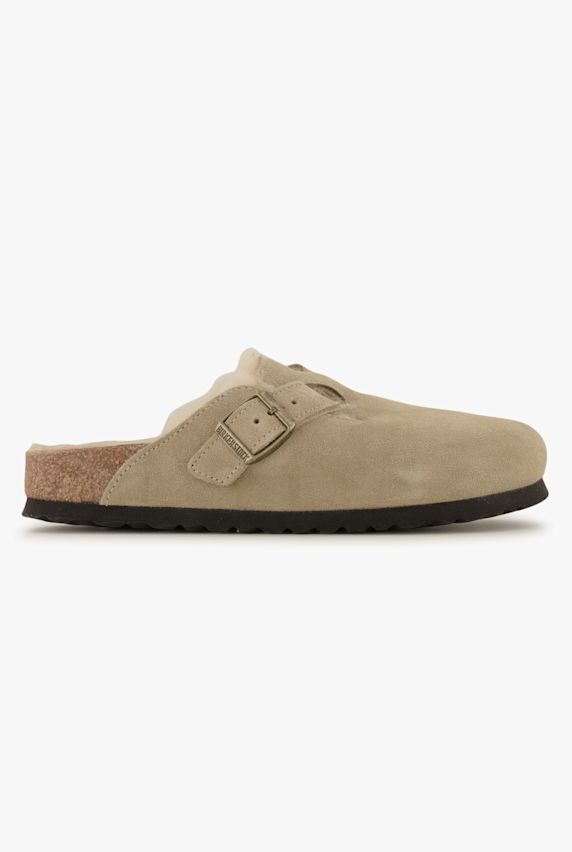 Birkenstock Boston Lammfell Damen Slipper Braun 43155 1