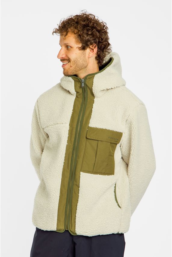 Oakley Snowdrift Sherpa Herren Midlayer Beige 43359 1