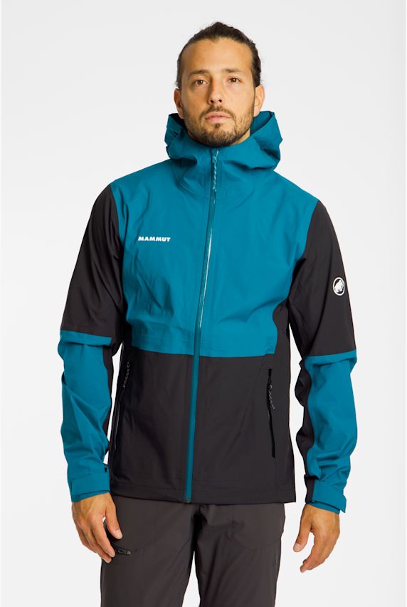 MAMMUT Linard Guide Hooded giacca outdoor uomo Turchese 43396 1